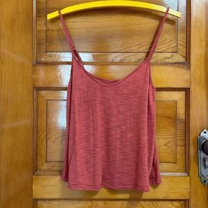 Madewell Rust Red Cropped Cami Tank Top Women’s Extra Small